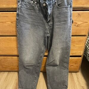 Madewell Gray Boyfriend Jeans Relaxed Fit
